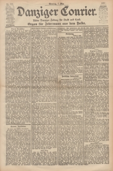 Danziger Courier : Kleine Danziger Zeitung für Stadt und Land : Organ für Jedermann aus dem Volke. Jg.18, Nr. 107 (7 Mai 1899) + dod.