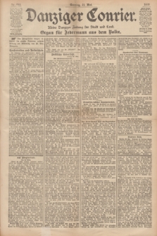 Danziger Courier : Kleine Danziger Zeitung für Stadt und Land : Organ für Jedermann aus dem Volke. Jg.18, Nr. 118 (21 Mai 1899) + dod.