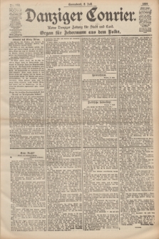 Danziger Courier : Kleine Danziger Zeitung für Stadt und Land : Organ für Jedermann aus dem Volke. Jg.18, Nr. 158 (8 Juli 1899)