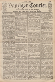 Danziger Courier : Kleine Danziger Zeitung für Stadt und Land : Organ für Jedermann aus dem Volke. Jg.18, Nr. 159 (9 Juli 1899) + dod.