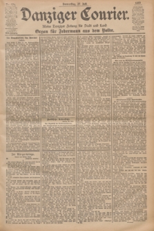 Danziger Courier : Kleine Danziger Zeitung für Stadt und Land : Organ für Jedermann aus dem Volke. Jg.18, Nr. 174 (27 Juli 1899)