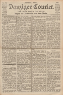 Danziger Courier : Kleine Danziger Zeitung für Stadt und Land : Organ für Jedermann aus dem Volke. Jg.18, Nr. 236 (7 Oktober 1899)