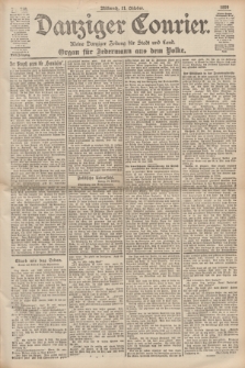 Danziger Courier : Kleine Danziger Zeitung für Stadt und Land : Organ für Jedermann aus dem Volke. Jg.18, Nr. 239 (11 Oktober 1899)