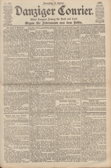 Danziger Courier : Kleine Danziger Zeitung für Stadt und Land : Organ für Jedermann aus dem Volke. Jg.18, Nr. 246 (19 Oktober 1899)