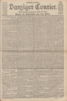 Danziger Courier : Kleine Danziger Zeitung für Stadt und Land : Organ für Jedermann aus dem Volke. Jg.18, Nr. 254 (28 Oktober 1899)