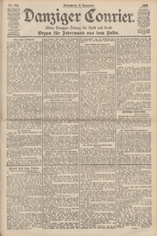 Danziger Courier : Kleine Danziger Zeitung für Stadt und Land : Organ für Jedermann aus dem Volke. Jg.18, Nr. 260 (4 November 1899)