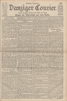Danziger Courier : Kleine Danziger Zeitung für Stadt und Land : Organ für Jedermann aus dem Volke. Jg.18, Nr. 264 (9 November 1899)