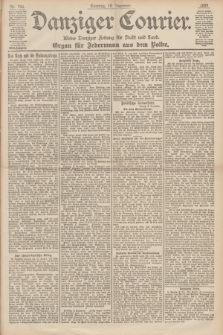 Danziger Courier : Kleine Danziger Zeitung für Stadt und Land : Organ für Jedermann aus dem Volke. Jg.18, Nr. 290 (10 Dezember 1899) + dod.