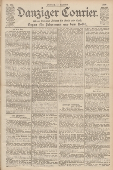 Danziger Courier : Kleine Danziger Zeitung für Stadt und Land : Organ für Jedermann aus dem Volke. Jg.18, Nr. 292 (13 Dezember 1899)