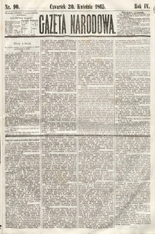 Gazeta Narodowa. 1865, nr 90