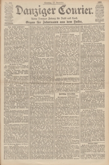 Danziger Courier : Kleine Danziger Zeitung für Stadt und Land : Organ für Jedermann aus dem Volke. Jg.18, Nr. 296 (17 Dezember 1899) + dod.