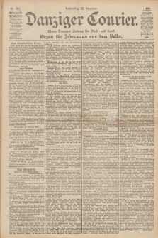 Danziger Courier : Kleine Danziger Zeitung für Stadt und Land : Organ für Jedermann aus dem Volke. Jg.18, Nr. 303 (28 Dezember 1899)