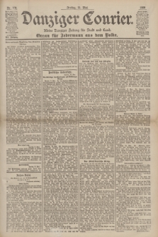 Danziger Courier : Kleine Danziger Zeitung für Stadt und Land : Organ für Jedermann aus dem Volke. Jg.19, Nr. 109 (11 Mai 1900)