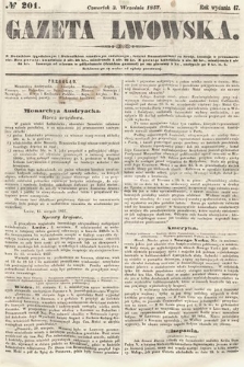 Gazeta Lwowska. 1857, nr 201