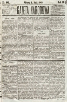 Gazeta Narodowa. 1865, nr 100