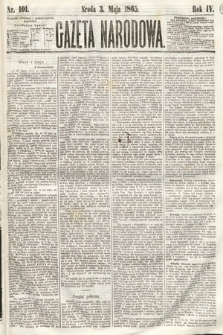 Gazeta Narodowa. 1865, nr 101