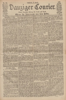 Danziger Courier : Kleine Danziger Zeitung für Stadt und Land : Organ für Jedermann aus dem Volke. Jg.19, Nr. 192 (18 August 1900)