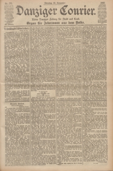 Danziger Courier : Kleine Danziger Zeitung für Stadt und Land : Organ für Jedermann aus dem Volke. Jg.19, Nr. 272 (20 November 1900)