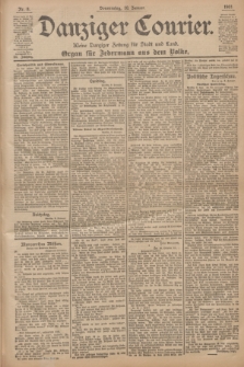 Danziger Courier : Kleine Danziger Zeitung für Stadt und Land : Organ für Jedermann aus dem Volke. Jg.20, Nr. 8 (10 Januar 1901)