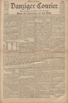 Danziger Courier : Kleine Danziger Zeitung für Stadt und Land : Organ für Jedermann aus dem Volke. Jg.20, Nr. 25 (30 Januar 1901)