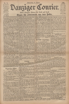 Danziger Courier : Kleine Danziger Zeitung für Stadt und Land : Organ für Jedermann aus dem Volke. Jg.20, Nr. 26 (31 Januar 1901)