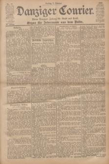 Danziger Courier : Kleine Danziger Zeitung für Stadt und Land : Organ für Jedermann aus dem Volke. Jg.20, Nr. 27 (1 Februar 1901)