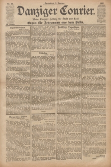 Danziger Courier : Kleine Danziger Zeitung für Stadt und Land : Organ für Jedermann aus dem Volke. Jg.20, Nr. 34 (9 Februar 1901)