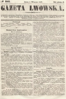 Gazeta Lwowska. 1857, nr 203