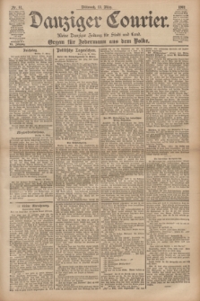 Danziger Courier : Kleine Danziger Zeitung für Stadt und Land : Organ für Jedermann aus dem Volke. Jg.20, Nr. 61 (13 März 1901)