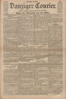 Danziger Courier : Kleine Danziger Zeitung für Stadt und Land : Organ für Jedermann aus dem Volke. Jg.20, Nr. 62 (14 März 1901)