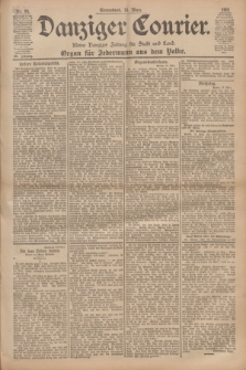 Danziger Courier : Kleine Danziger Zeitung für Stadt und Land : Organ für Jedermann aus dem Volke. Jg.20, Nr. 64 (16 März 1901)