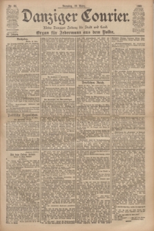 Danziger Courier : Kleine Danziger Zeitung für Stadt und Land : Organ für Jedermann aus dem Volke. Jg.20, Nr. 66 (19 März 1901)