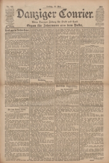 Danziger Courier : Kleine Danziger Zeitung für Stadt und Land : Organ für Jedermann aus dem Volke. Jg.20, Nr. 109 (10 Mai 1901)
