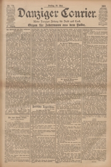 Danziger Courier : Kleine Danziger Zeitung für Stadt und Land : Organ für Jedermann aus dem Volke. Jg.20, Nr. 120 (24 Mai 1901)