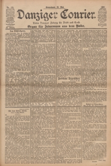 Danziger Courier : Kleine Danziger Zeitung für Stadt und Land : Organ für Jedermann aus dem Volke. Jg.20, Nr. 121 (25 Mai 1901)