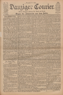 Danziger Courier : Kleine Danziger Zeitung für Stadt und Land : Organ für Jedermann aus dem Volke. Jg.20, Nr. 126 (1 Juni 1901)
