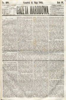 Gazeta Narodowa. 1865, nr 108