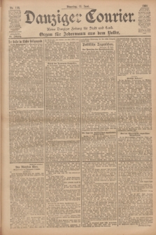 Danziger Courier : Kleine Danziger Zeitung für Stadt und Land : Organ für Jedermann aus dem Volke. Jg.20, Nr. 134 (11 Juni 1901)