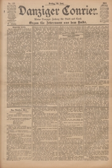 Danziger Courier : Kleine Danziger Zeitung für Stadt und Land : Organ für Jedermann aus dem Volke. Jg.20, Nr. 137 (14 Juni 1901)