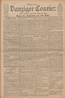 Danziger Courier : Kleine Danziger Zeitung für Stadt und Land : Organ für Jedermann aus dem Volke. Jg.20, Nr. 141 (19 Juni 1901)