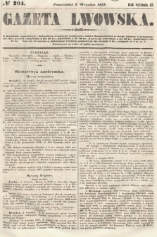 Gazeta Lwowska. 1857, nr 204