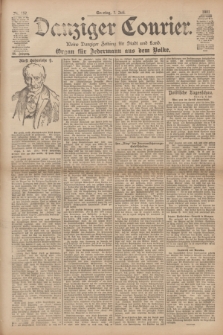 Danziger Courier : Kleine Danziger Zeitung für Stadt und Land : Organ für Jedermann aus dem Volke. Jg.20, Nr. 157 (7 Juli 1901) + dod.