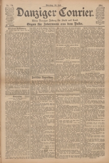 Danziger Courier : Kleine Danziger Zeitung für Stadt und Land : Organ für Jedermann aus dem Volke. Jg.20, Nr. 164 (16 Juli 1901)