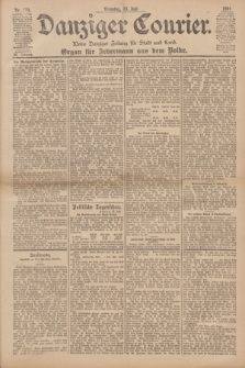 Danziger Courier : Kleine Danziger Zeitung für Stadt und Land : Organ für Jedermann aus dem Volke. Jg.20, Nr. 170 (23 Juli 1901)
