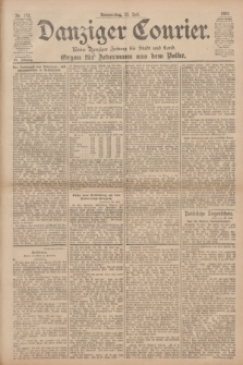 Danziger Courier : Kleine Danziger Zeitung für Stadt und Land : Organ für Jedermann aus dem Volke. Jg.20, Nr. 172 (25 Juli 1901)