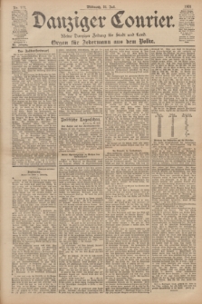 Danziger Courier : Kleine Danziger Zeitung für Stadt und Land : Organ für Jedermann aus dem Volke. Jg.20, Nr. 177 (31 Juli 1901)