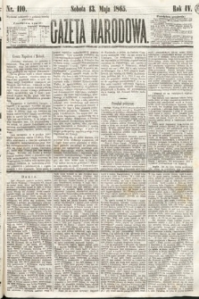 Gazeta Narodowa. 1865, nr 110