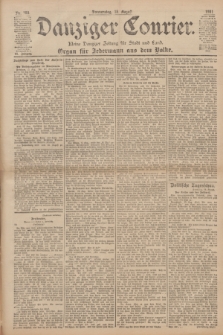 Danziger Courier : Kleine Danziger Zeitung für Stadt und Land : Organ für Jedermann aus dem Volke. Jg.20, Nr. 190 (15 August 1901)