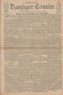 Danziger Courier : Kleine Danziger Zeitung für Stadt und Land : Organ für Jedermann aus dem Volke. Jg.20, Nr. 192 (17 August 1901)