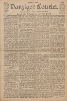 Danziger Courier : Kleine Danziger Zeitung für Stadt und Land : Organ für Jedermann aus dem Volke. Jg.20, Nr. 203 (30 August 1901)
